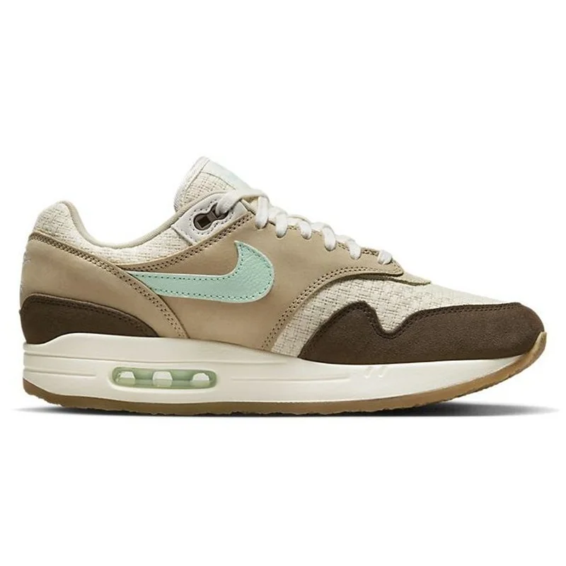 Nike Air Max 1 87 Retro 86 AirMax Crepe Brown Green Fashion Outdoor Sports Sneakers Jogging Mens Womens Running Shoes