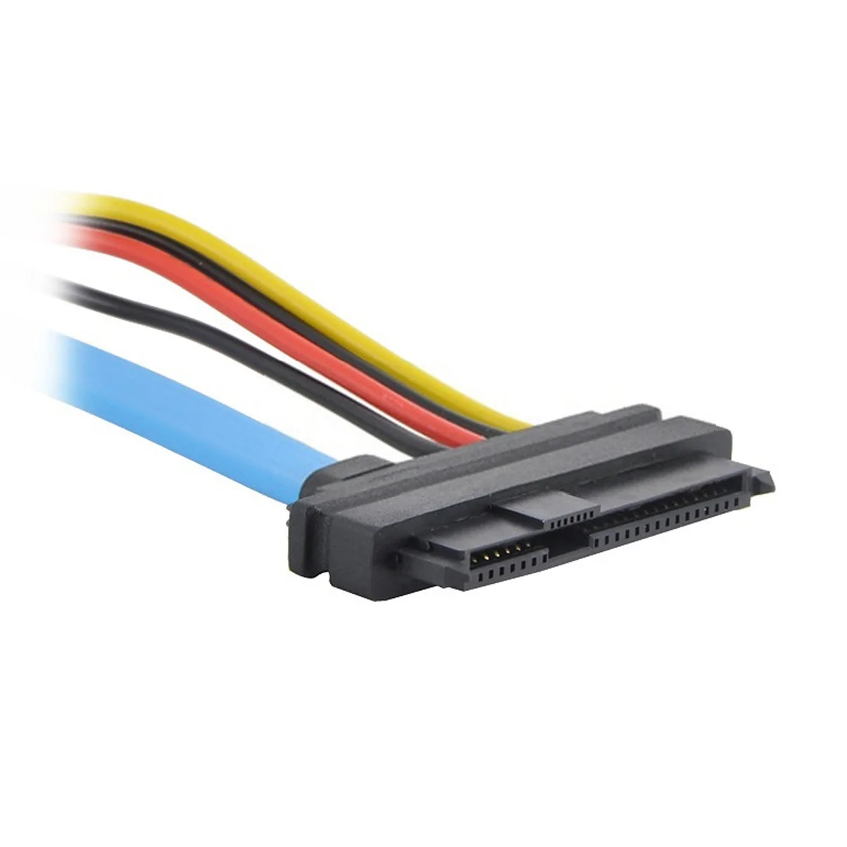 Кабель SAS Cablecc для жесткого диска SFF-8482, 29 контактов на 1 * 7-контактный кабель для жесткого диска SATA, 70 см