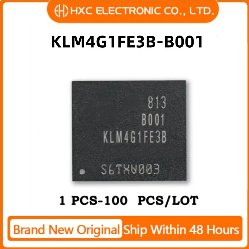 

1PCS/5PCS/10PCS/50PCS KLM4G1FE3B-B001 KLM4G1FE3B BGA153 Brand New Original IC Chip