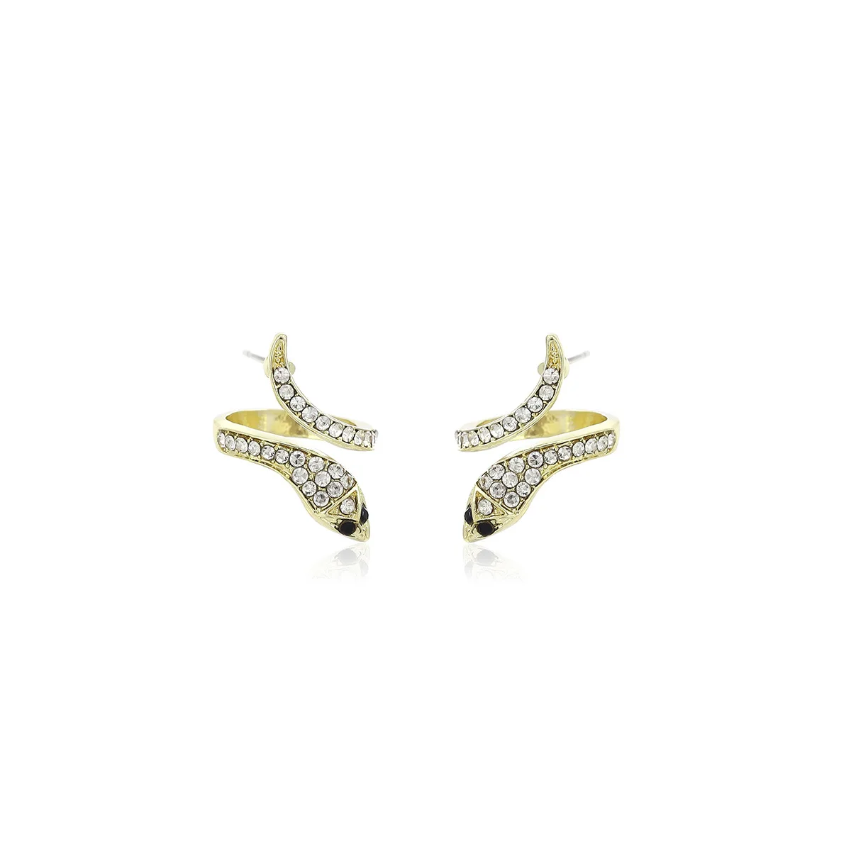 Exquisite And Personalized Snake Wrapped Earrings With Light Luxury Design Ins Style And Unique Temperament Earrings