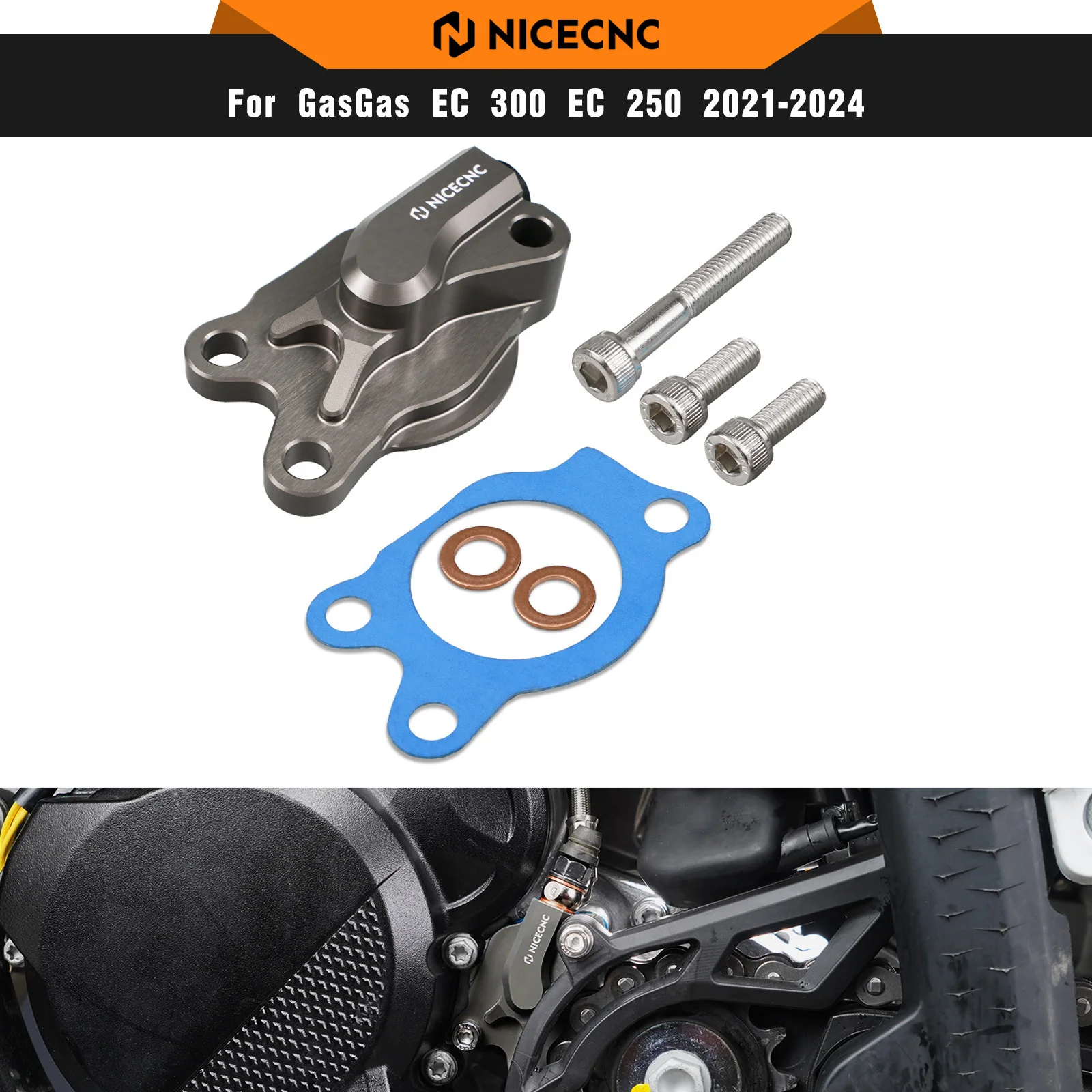 

NICECNC For GasGas EC 300 2021-2024 Clutch Slave Cylinder For KTM EXC 300 EXC-F 350 SX 250 SX-F 350 Husqvarna TE 300 2017-2024
