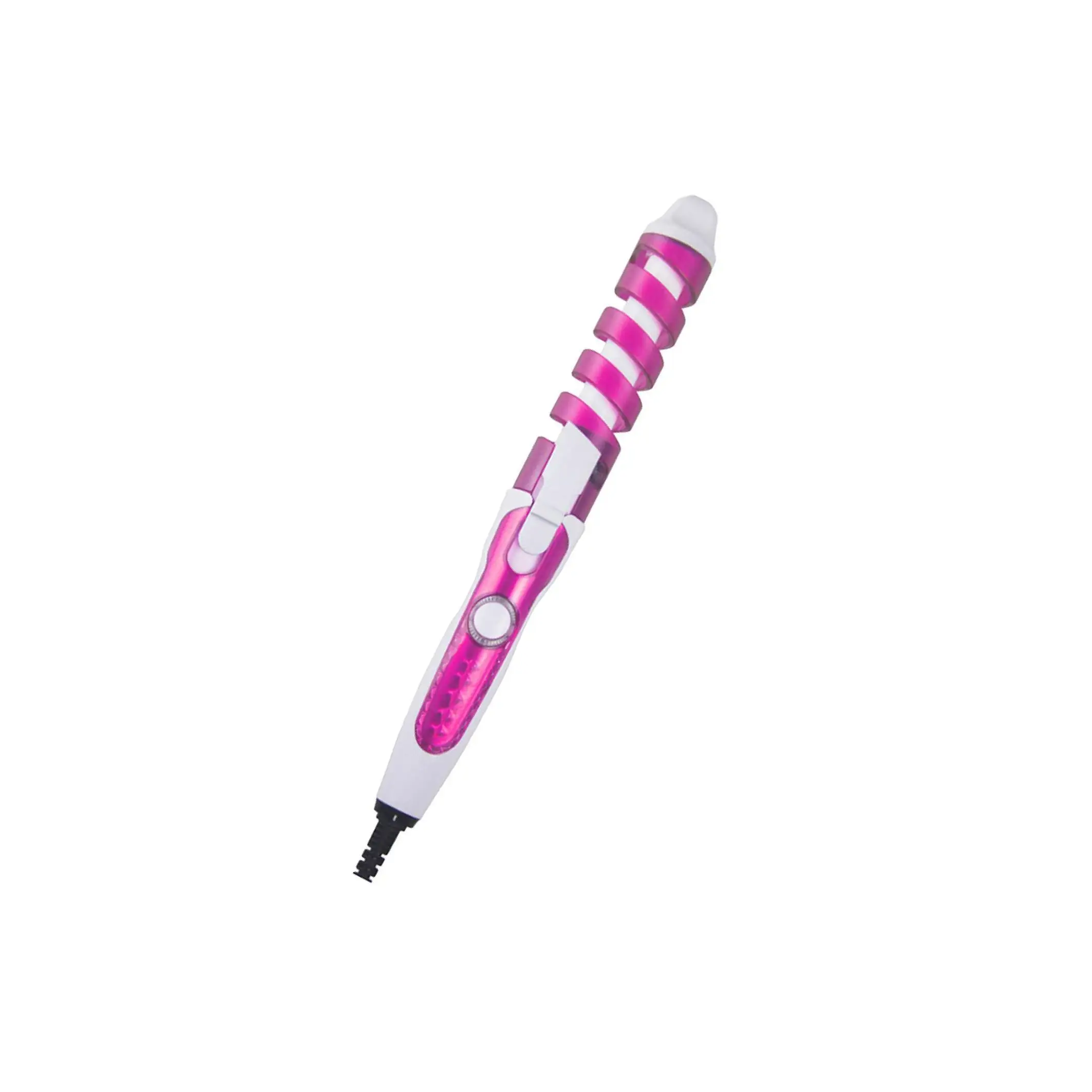 

Ceramic Hair Curling Iron Wand Electric Hair Iron EU pink