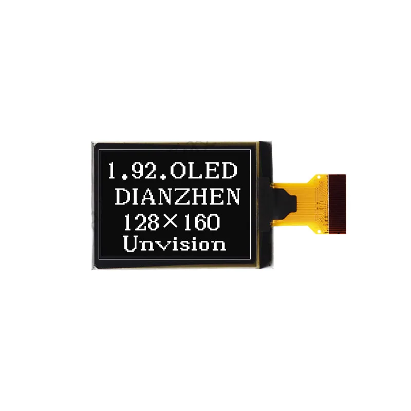 1.92 polegadas OLED Display 128x160 Dot Matrix LCD HD Industrial OLED SH1108 Driver 30Pin