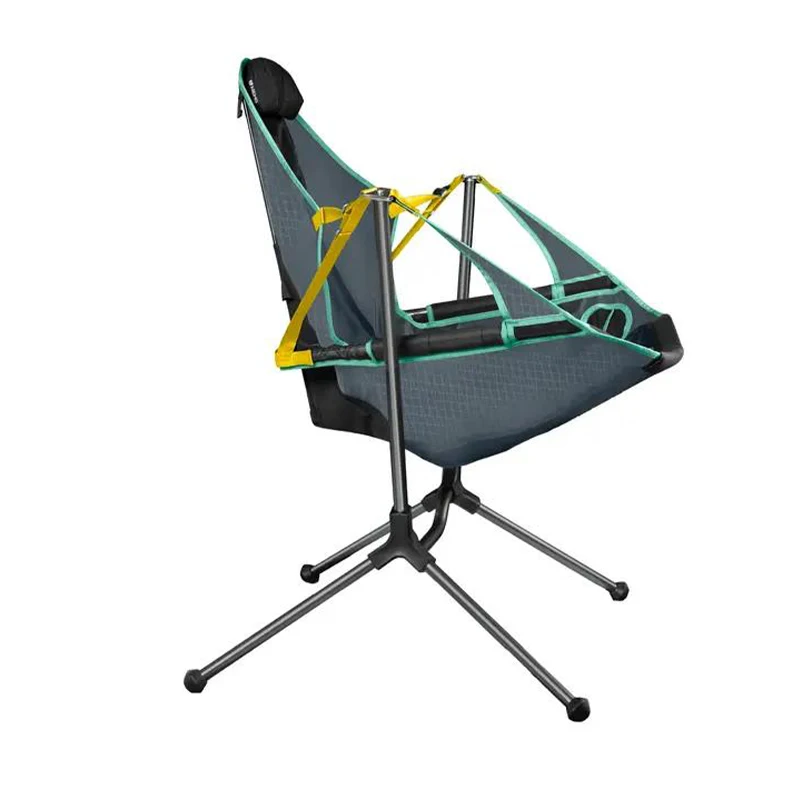 

Outdoor Lightweight Detachable Portable Aluminum Folding Foldable Big Camping Moon Beach Rocking Chair