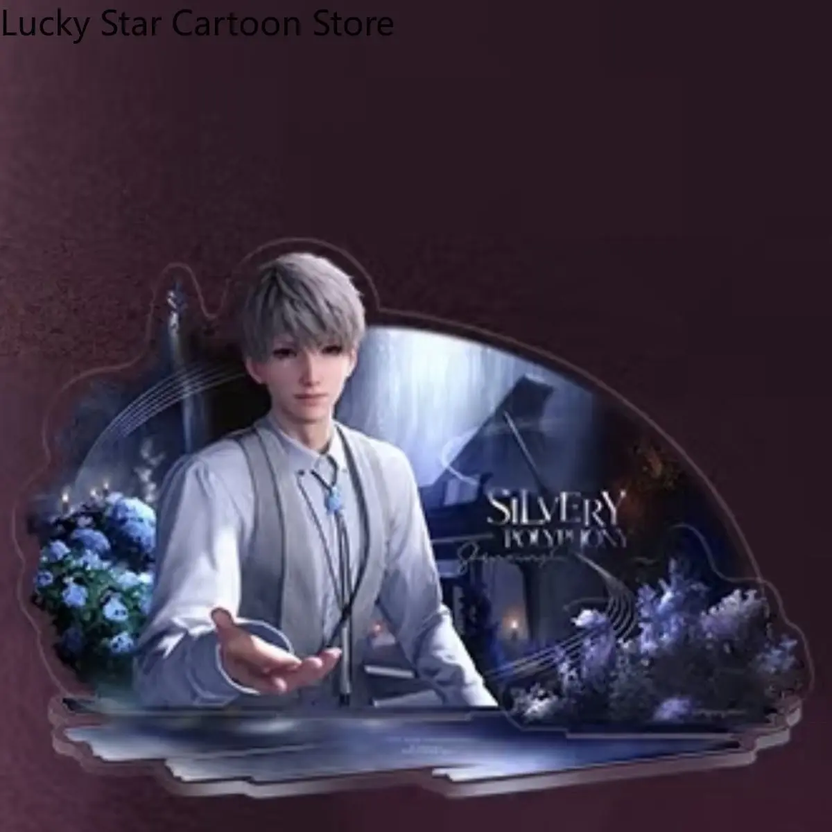 ハロウィンギフトゲーム愛とディープスペースザビエル・ゼイン・ラファエル・シリウス・ケイブルスクリーンアクリルスタンドデスク装飾コスプレスタンディングサイン