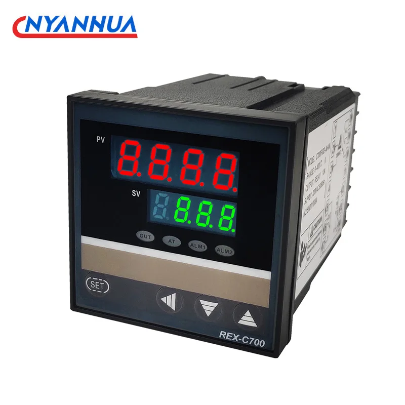 PID Digital Intelligent Industrial Temperature Controller 220V Relay REX-C700 Thermostat SSR Relay Output