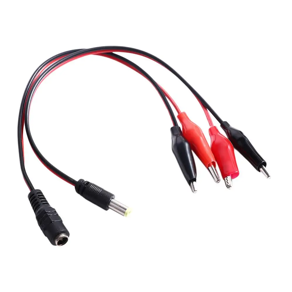 Stecker Adapter DC Power Stecker DC 5,5*2,1mm Power Adapter Draht Alligator Test Klemme Test Clips Klemme Alligator test Clips