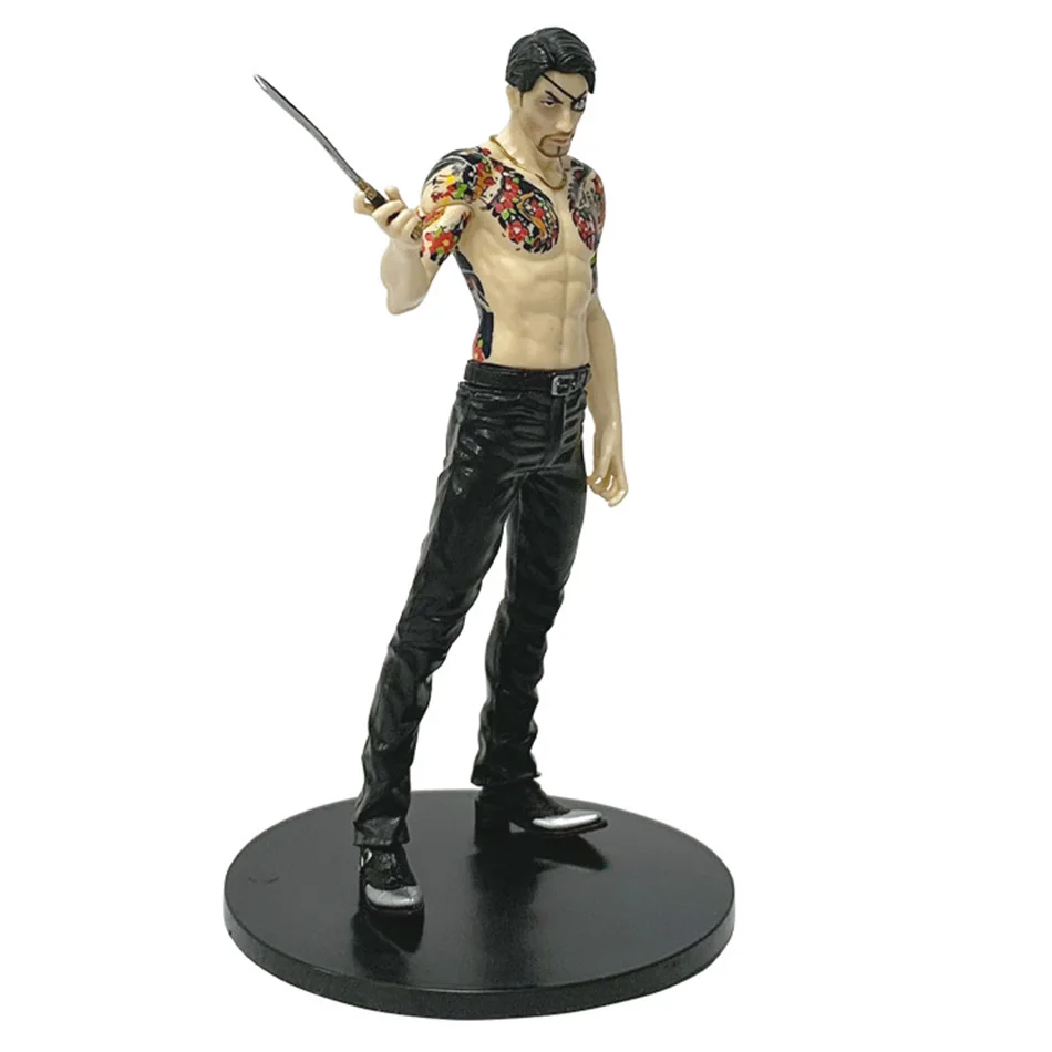 17cm YAKUZA juego Anime figura Goro Majima Kiryu Kazuma Yakuza figuras de acción estatuilla PVC colección modelo juguetes Halloween