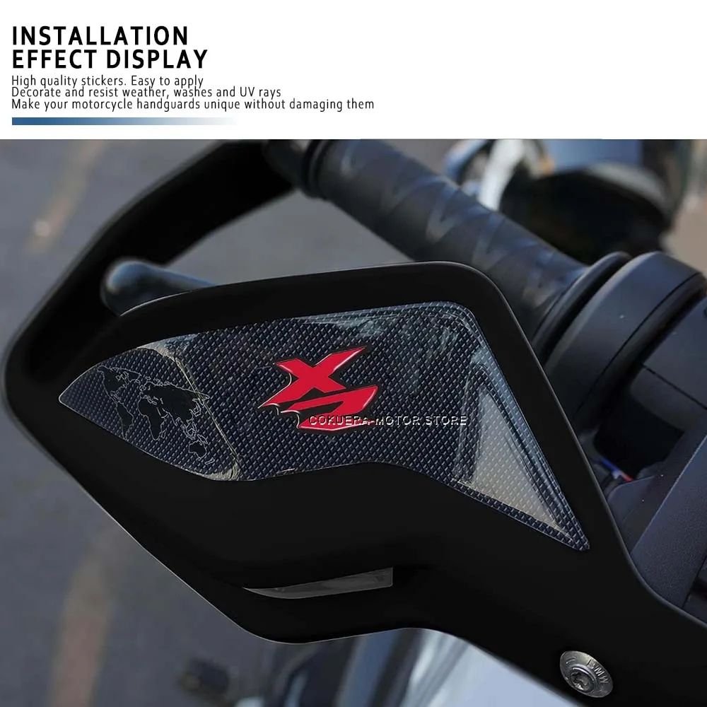 

For BMW S1000XR S 1000 XR 2017-2022 Motorcycle Accessories 3D Resin Hand Guard Stickers Protectors Stickers