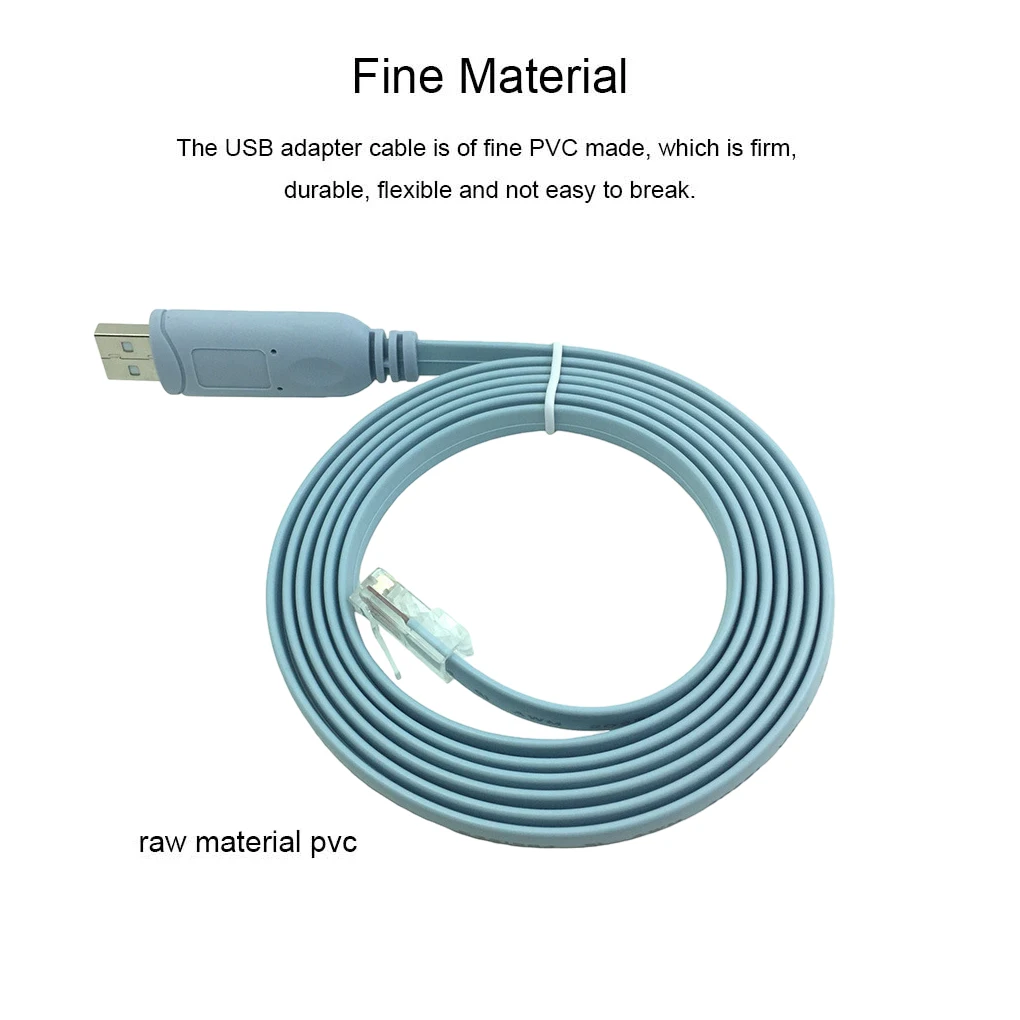 PVC USB Adapter Cable Portable Professional Fast Transmitting 1Mbps Router 1.8m Network Connector Cord Accessories