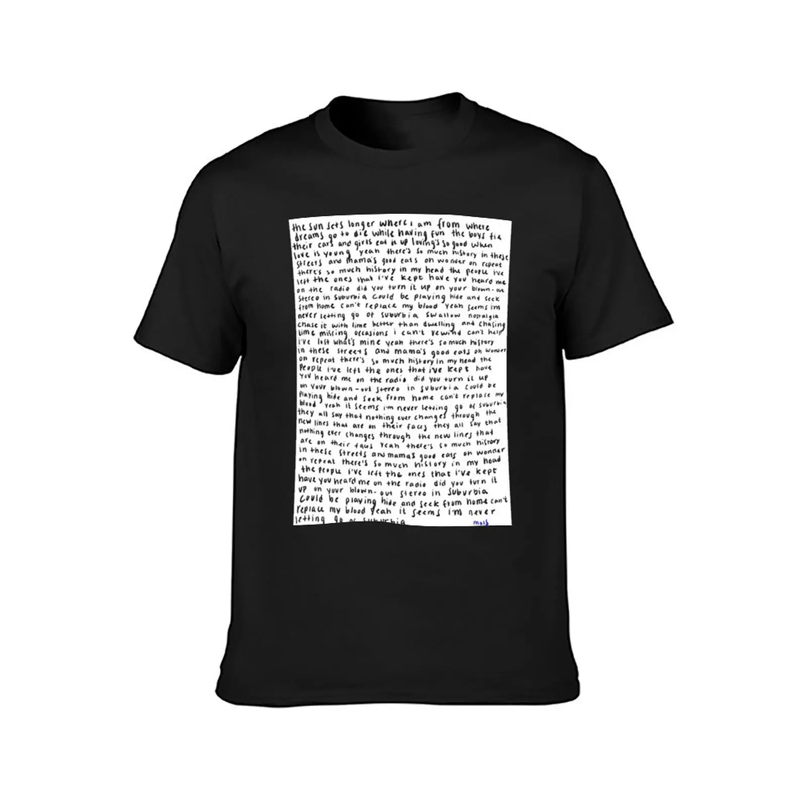 TROYE SIVAN SUBURUBIA T-Shirt boys whites vintage black t shirts for men