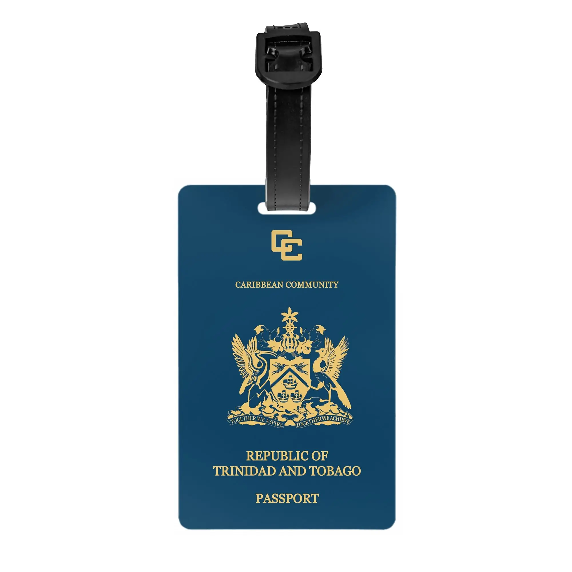 Trinidad and Tobago passport Luggage Tags for Suitcases Funny  Baggage Tags Privacy Cover ID Label