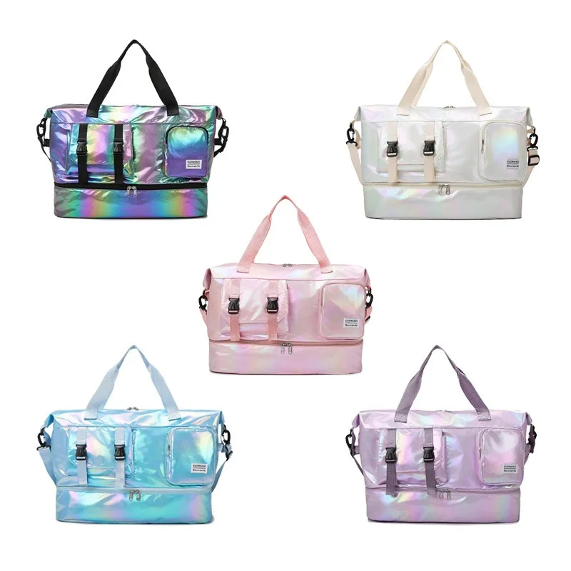 2026-new-large-capacity-luggage-bag-fashion-high-quality-dry-wet-separation-travel-bag-solid-color-waterproof-moving-storage-bag