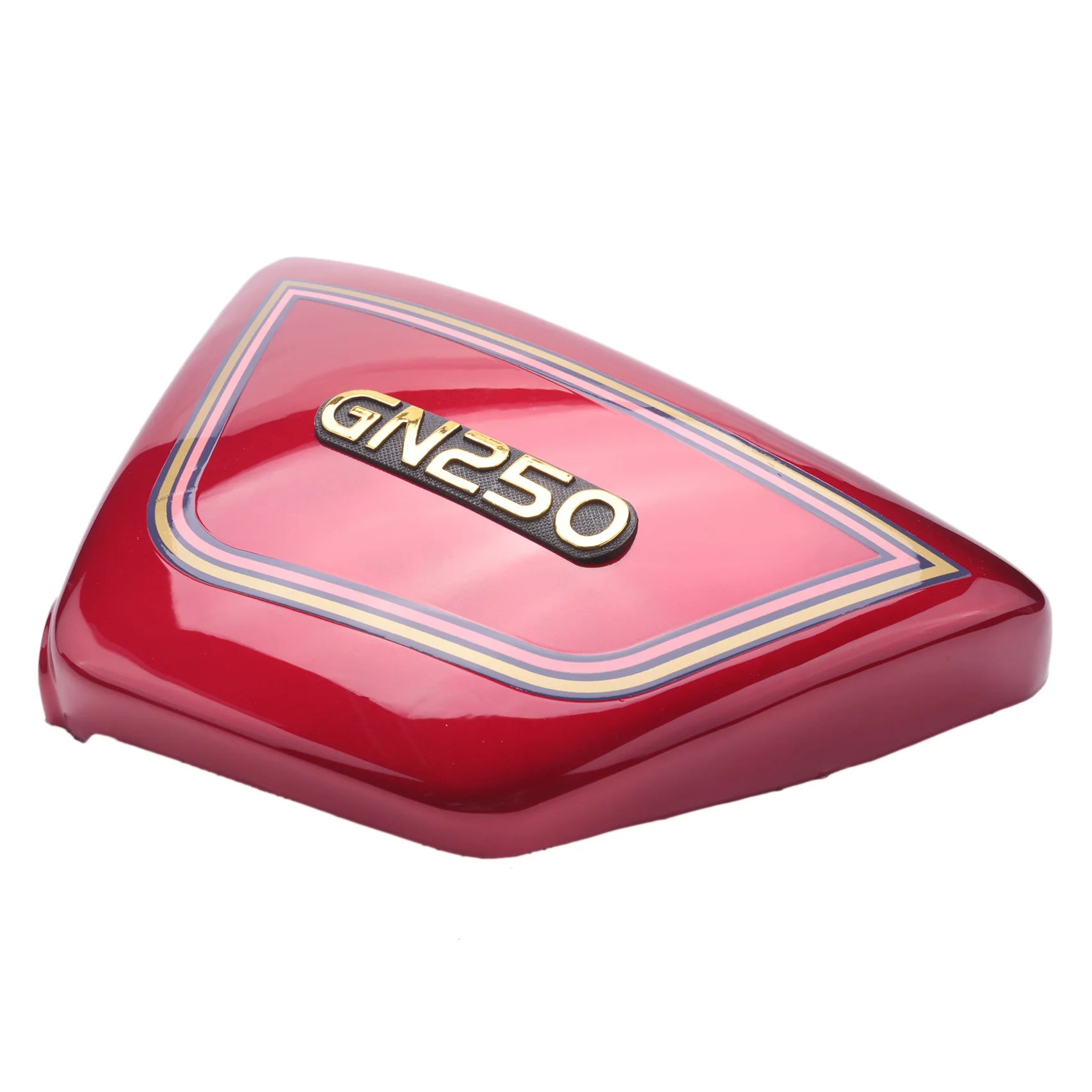 ملحقات الدراجة النارية زوج واحد من أغطية الجانب الأيمن والأيسر لقطع غيار الدراجات النارية Gn 250 Gn250 Gn250 قطع غيار الدراجات النارية باللون الأحمر