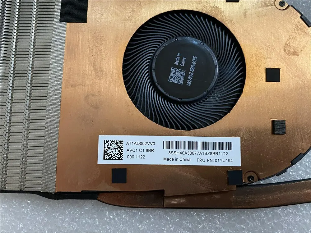 

New Original For Lenovo Thinkpad T590 Laptop UMA CPU Fan Heatsink 01YU194 01YU195