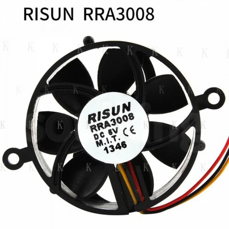 

C FOR RISUN RRA3008 5V 3 wires miniature silent high speed cooling fan