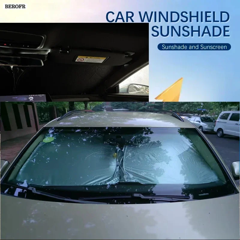 Car Windshield Sun Shade Covers Front Window Sunscreen UV Parasol For Porsche Cayenne Coupe 958 957 Summer Car Accessories