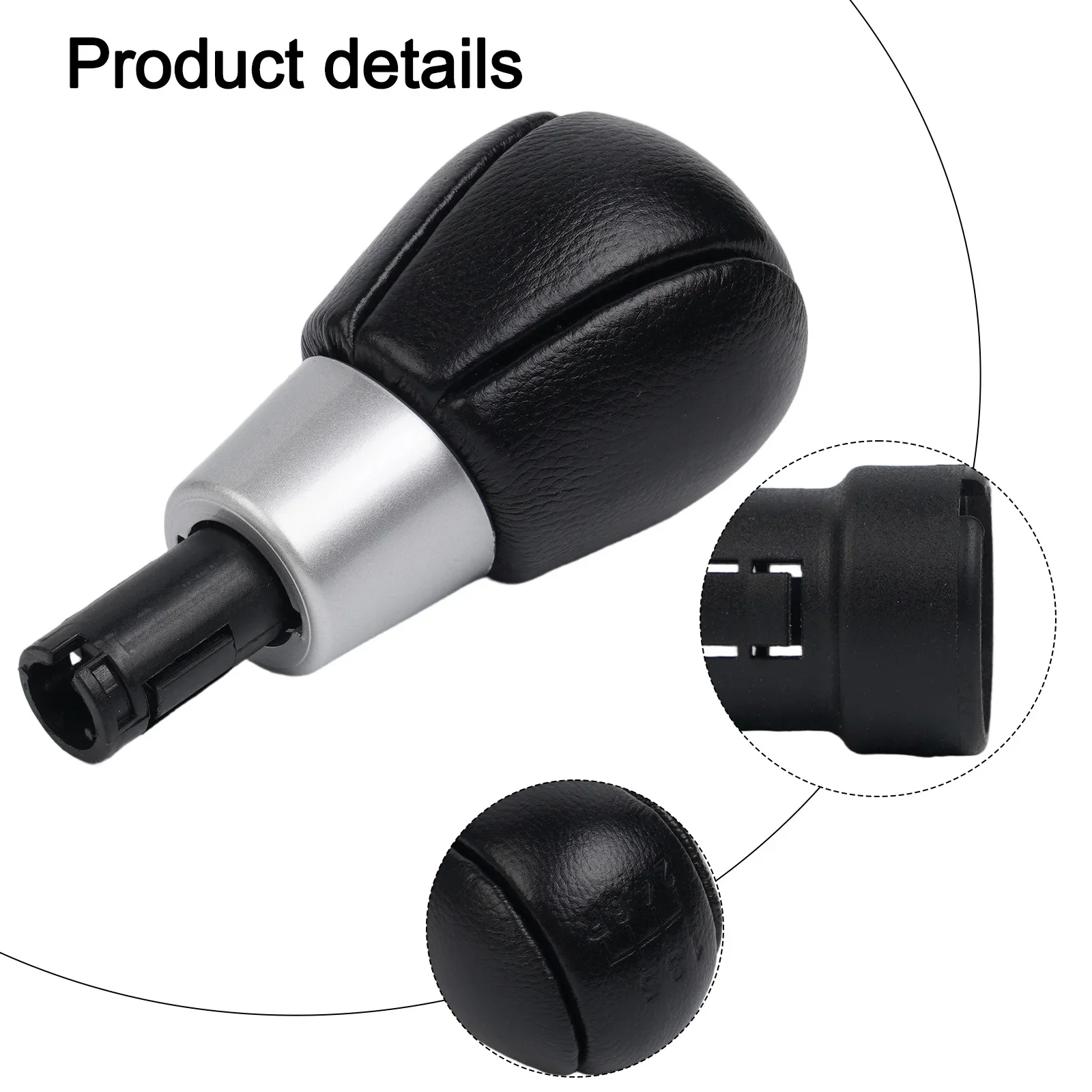 

6 Speed Gear Shift Knob for Volvo S60 S80 V70 XC70 XC60 Stylish PU Leather Adds Comfort and Enhances Vehicle Interior