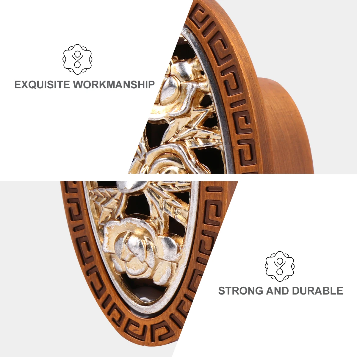 

5 Pcs Bronze Handle Cabinet niture Knob Replacement Desk Drawer Rustic Pulls for Dresser