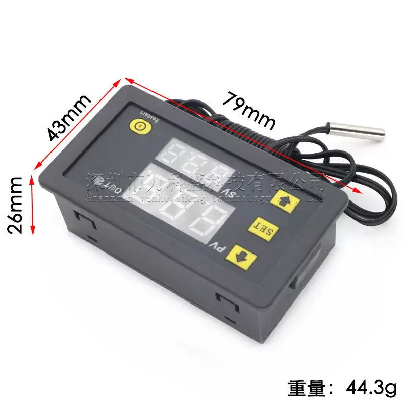 50pcs W3230 Temperature Controller Digital Display Thermostat Module Temperature Control Switch Micro Temperature Control Board