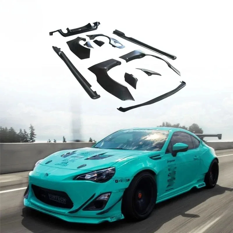 

GT86 2013-2015 to Rocket Bunny Style Body Kit Front Spoiler Lip Rear Diffuser Lip Side Skirt