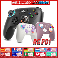 ANBERNIC RG P01 Bluetooth 5.3/Wired/2.4G Wireless Gamepad Compatible With Switch/PC/Steam/Android/IOS With Hall Effect Joystick