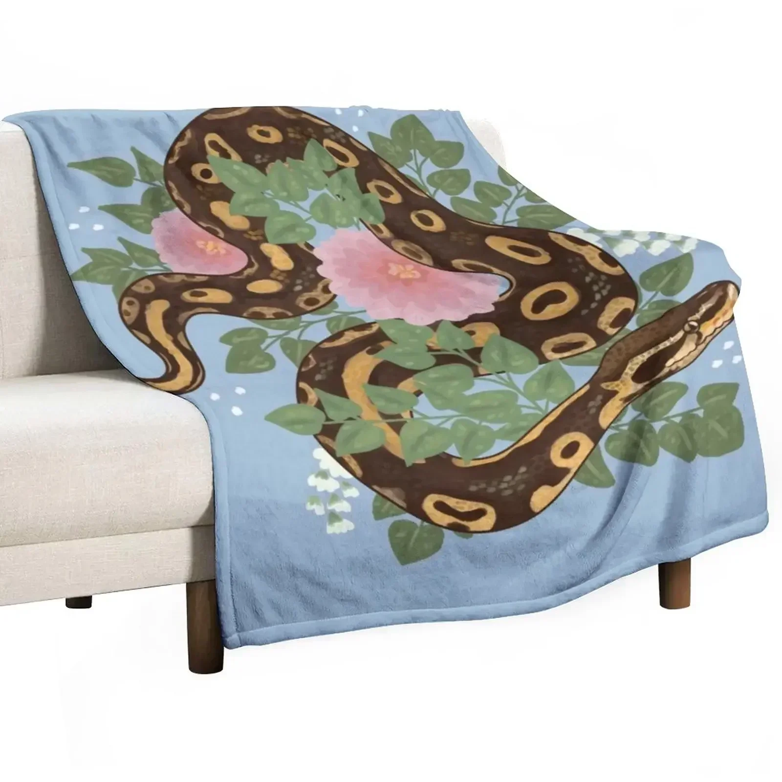 Kit the Ball Python Throw Blanket Hair Loose Thin Luxury Thicken Blankets