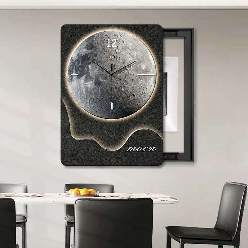 Modern electric meter box decorative painting lunar vertical style, covering power circuit breaker box