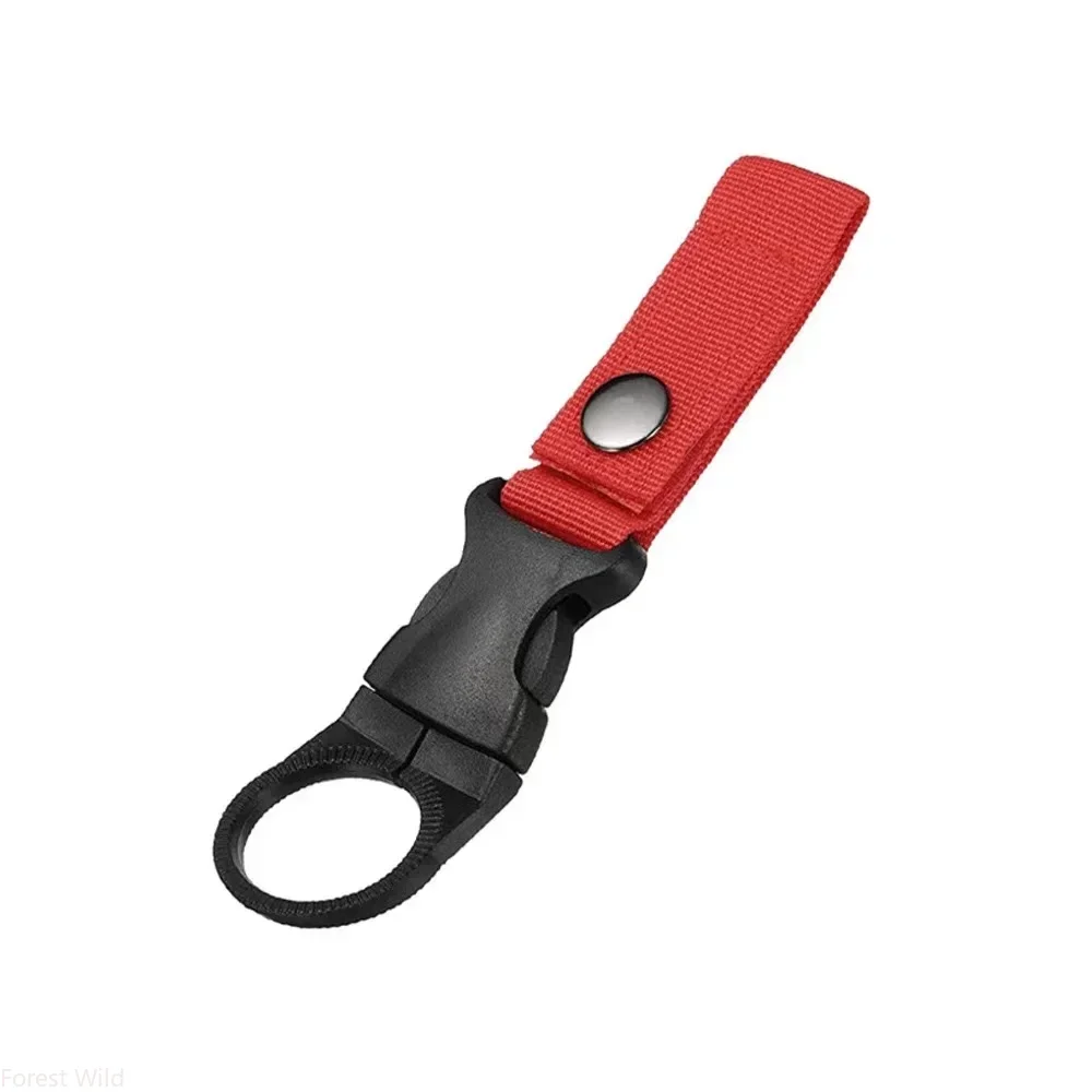 Quick Draw Webbing Backpack Buckle Carabiner Water Bottle Hanger Holder For Outdoor Camping Hiking Climbing Accessories Kit
