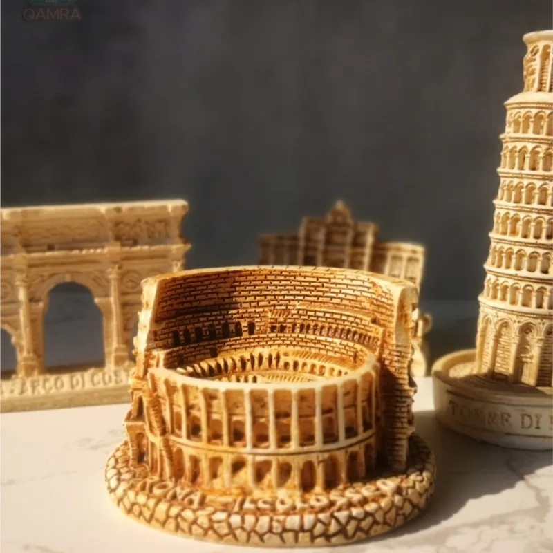 European Ancient Architectural Model Ornaments For Children's Room Decoration