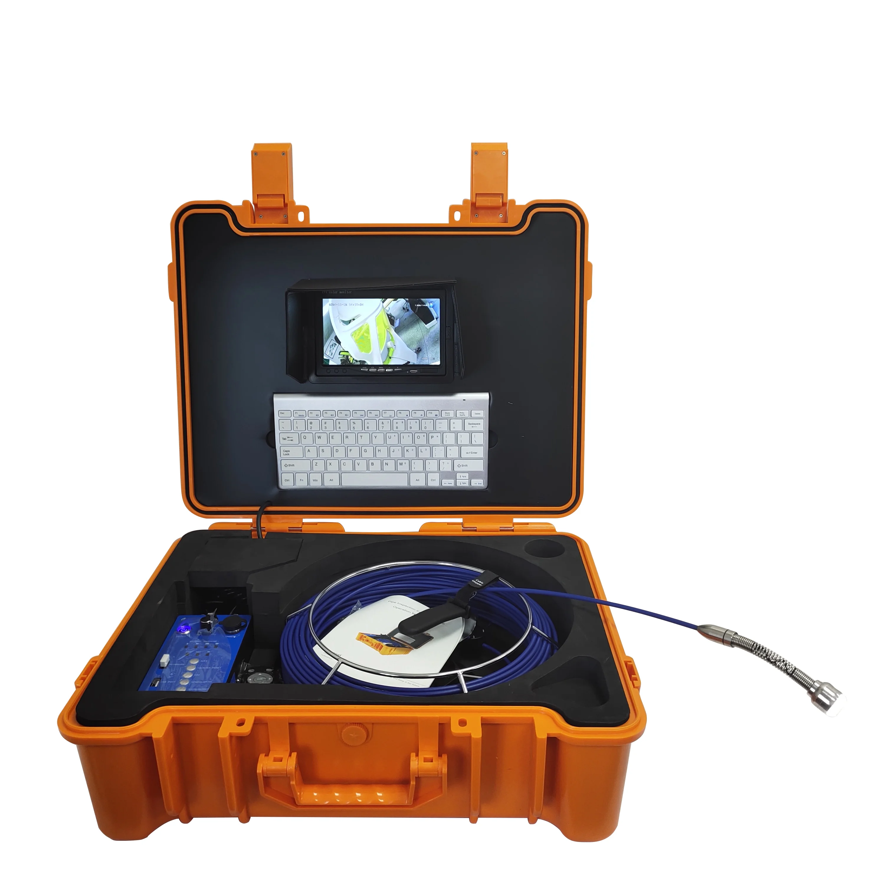 

Affordable Best Price Sewer Pipe Inspection Camera With 25mm 1080P Camera 20m 4500mAH Lithium Battery Camera for Pipe