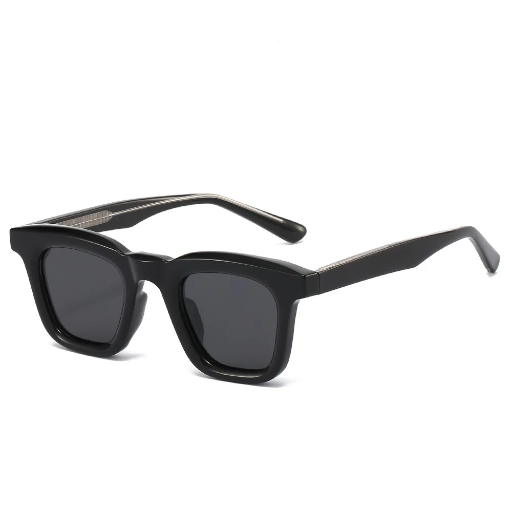 2025 Propionic Acid Pin Insert Large Frame Glasses Fashion Personalized INS Simple Sunglasses Polarized Women Men Sunglasses