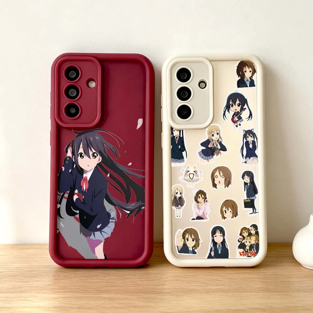 Anime Funny K-on For Samsung Galaxy A73 A72 A71 A56 A55 A35 A25 A54 A53 A52 A51 A32 Eye Ladder Phone Case Cover