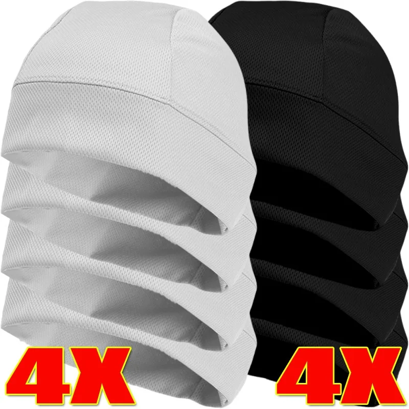 

Summer Cycling Quick Dry Cap Summer Windproof Sunscreen Sports Cap Mesh Breathable Sweat-absorbing Helmet Liner Outdoor Hat