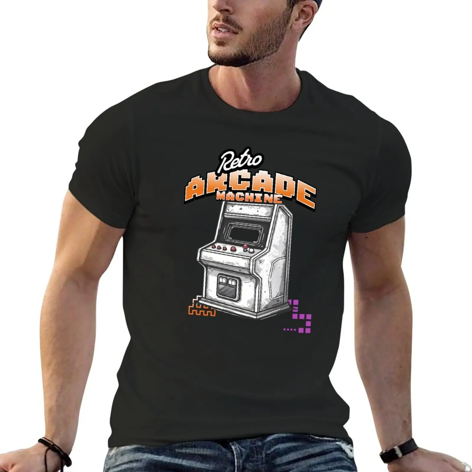 More than Decoration: Arcade Digital Art that Tells Stories T-Shirt vintage anime shirt Blouse mens t shirts casual stylish