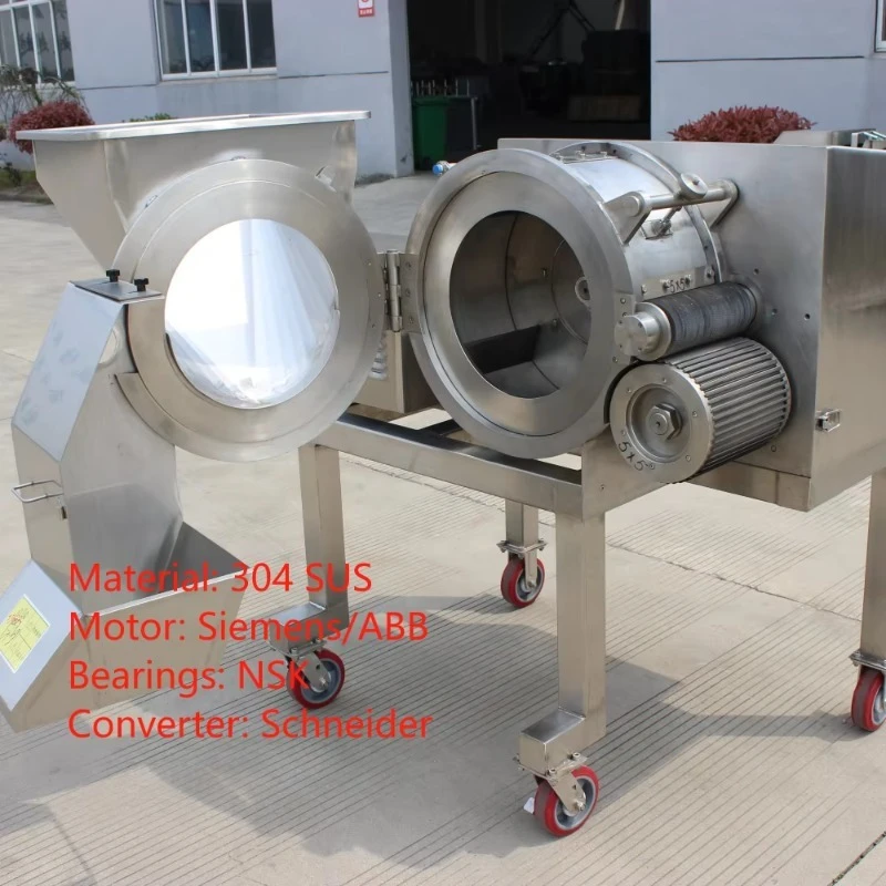 Industrial Grade High-Capacity Vegetable Slicing and Dicing Machine