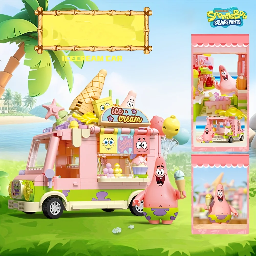 Série de blocos de construção Pineapple Beach Street View, presente de aniversário para adultos, presente para fãs, modelo de bloco de construção divertido