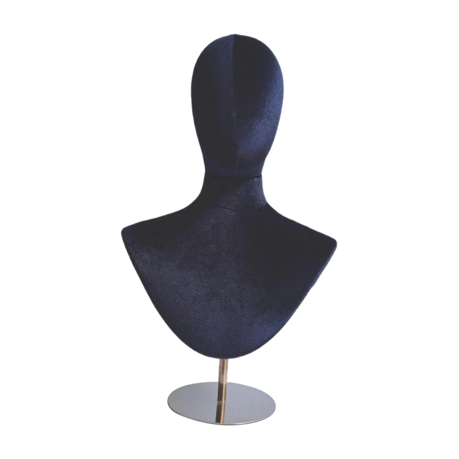 

Hair Display Stand Manikin Head Practical Simple Hair Holder for Headdress Scarf