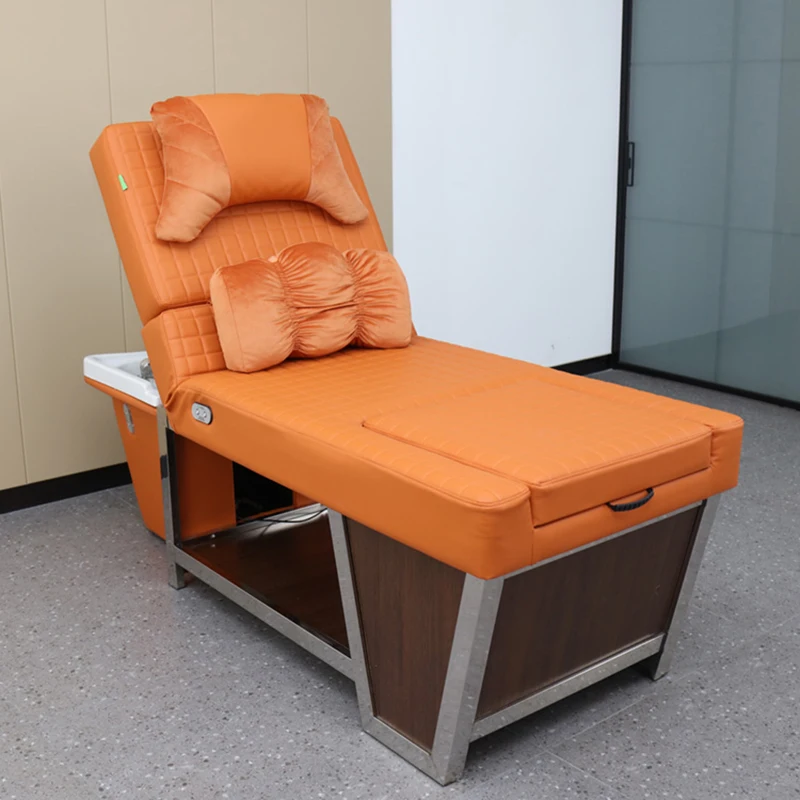 Complete Beauty Salon Washbasin Chairs Nail Spa Styling Hair Stylist Machine Porcelain Hairdressing Bed Cama Massage Chair