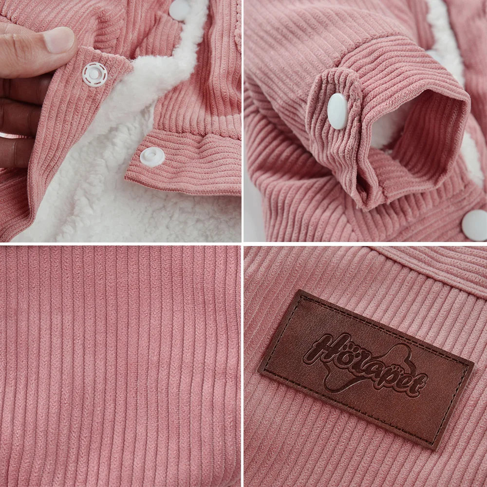 Thick Fleece Windproof Winter Pet Coat 5