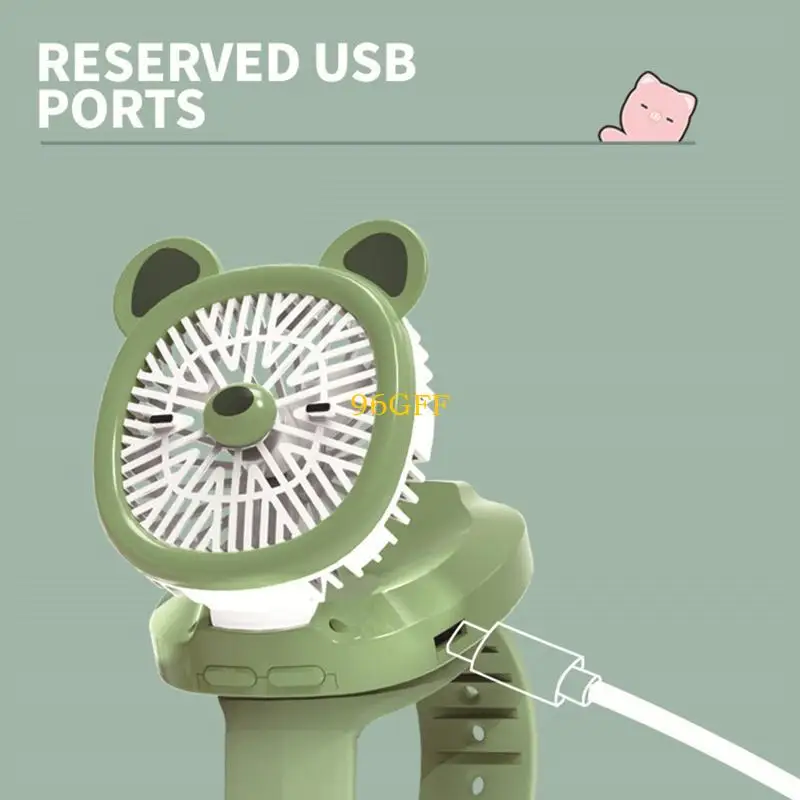 

96GF 3 Gears Регулируемые запястье вентилятор Портативный вентилятор USB АДГАБ