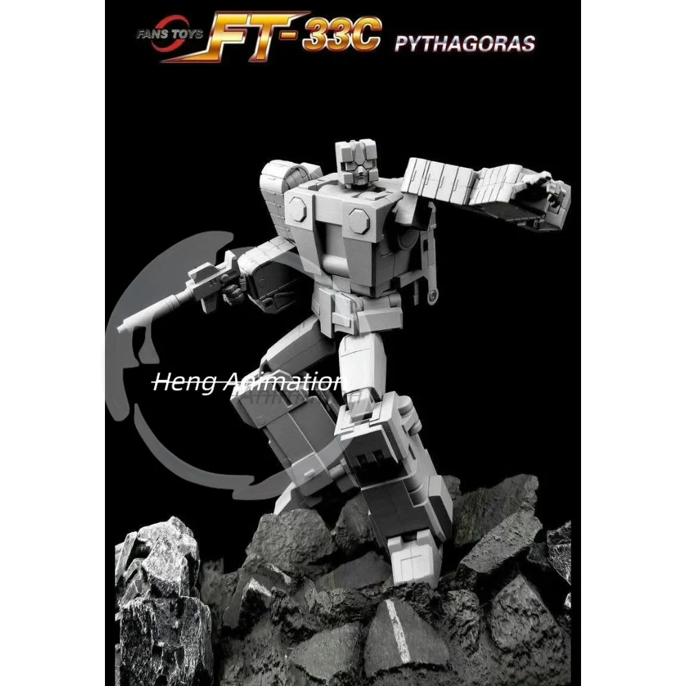 Preventa Fanstoys juguetes transformadores FT33C máquina perforadora cálculo King combinación avión figura de acción modelo figura