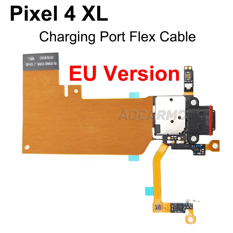 Aocarmo For Google Pixel 4 4XL XL Type-C USB Charger Dock Charging Port Connector Flex Cable