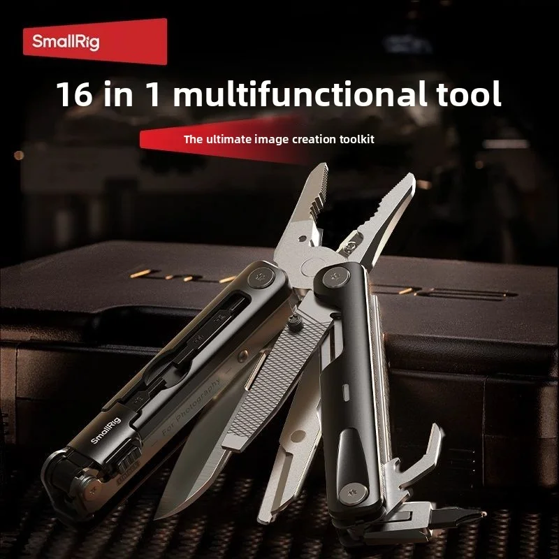 SmallRig 5294 Camera Maintenance Tool 16-in-1  Foldable Precision Wrench/File, Compact Pouch for Camera