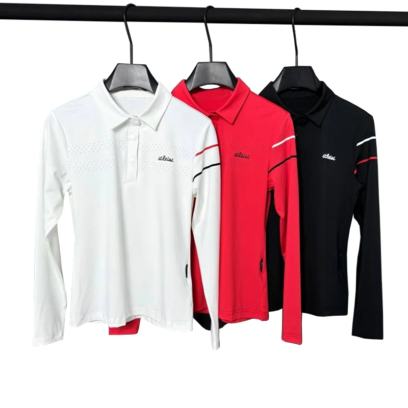 Autumn New Women's Outdoor Quick Drying Sweatshirt Breathable Versatile Long Sleeve T-shirt Comfortable POLO Shirt Pullover Top
