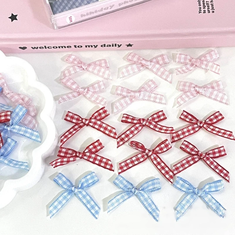 Pink and White Bowknot Heart Packaging Material DIY Decoration Material Set for Kpop Photocard Holder and Gift Wrapping