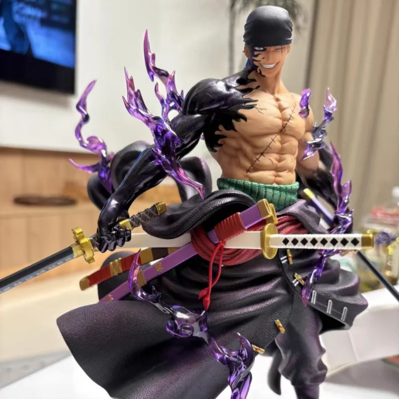 

NEW In Stock 25cm Anime One Piece Zoro Figures Sky Painting Roronoa Zoro Action Figures PVC Collection Model Toys Gifts