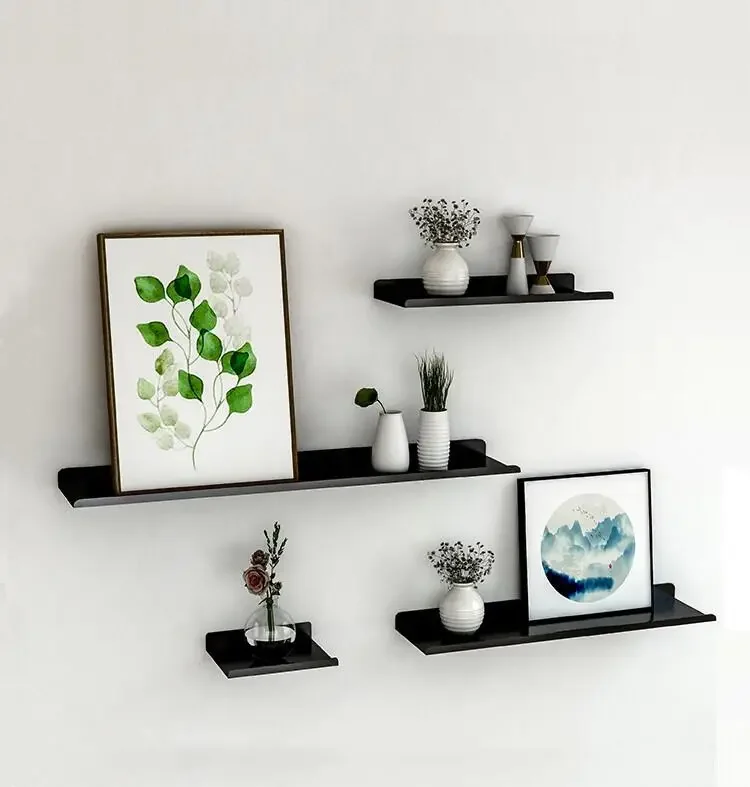 Shelf Wall Hanging One Word Shelf Decoration Layer Shelf Living Room Background Wall Bookshelf