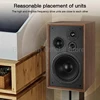 280W * 2 8/10 인치 고출력 책장 스피커 4 방향 8Ohm 목재 서라운드 스피커 Hifi 발열 홈 시어터 TV 용 패시브 사운드 박스 4