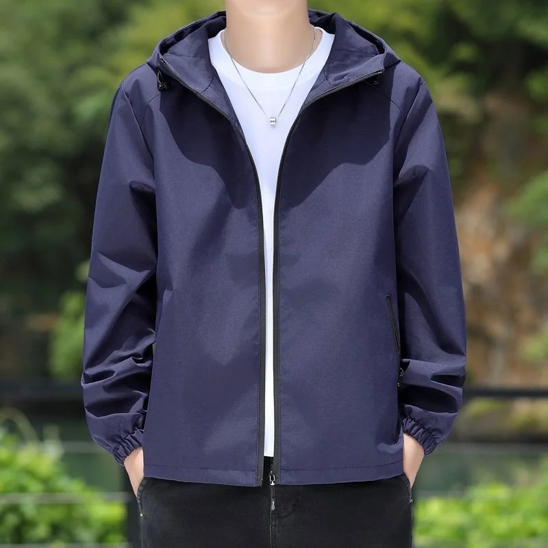 

Мужская куртка-пальто Heat Gulf Island для летнего пляжного отдыха, легкая, дышащая, повседневная, стильная, модная, белая, синяя, оригинальная